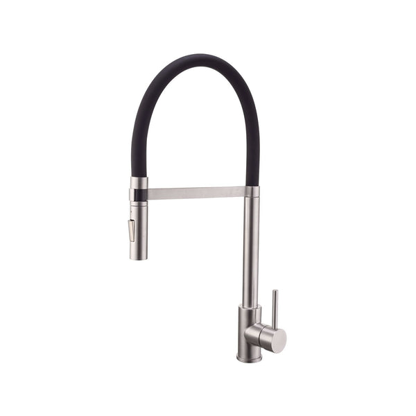 Mondella Resonance Stainless Steel Vege Spray Side Lever Sink Mixer - Suitable Mains Pressure Only - Matte Black