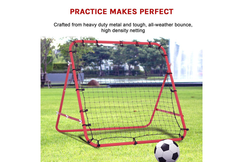 Soccer Rebound Net Sports Trainer Rebounder Football Game Practice Training Goal