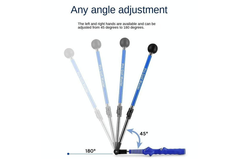 Hgb023 Foldable Golf Swing Trainer Correction Practitioner Adjustable Length Angle Trainer For Beginner