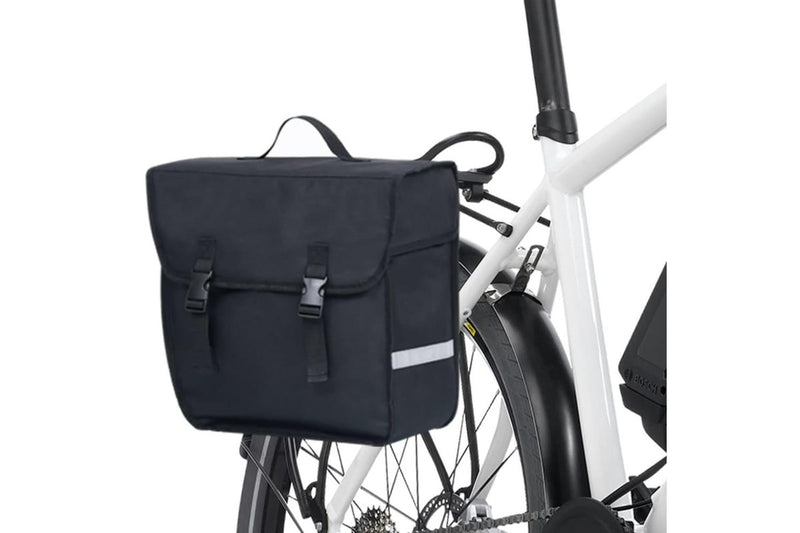 Single Bicycle Bag For Pannier Rack Waterproof 21 l Black Ktxpx