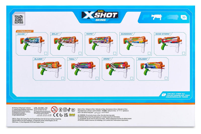 Zuru: X-Shot Skins - Hyperload Water Blaster - Blazer