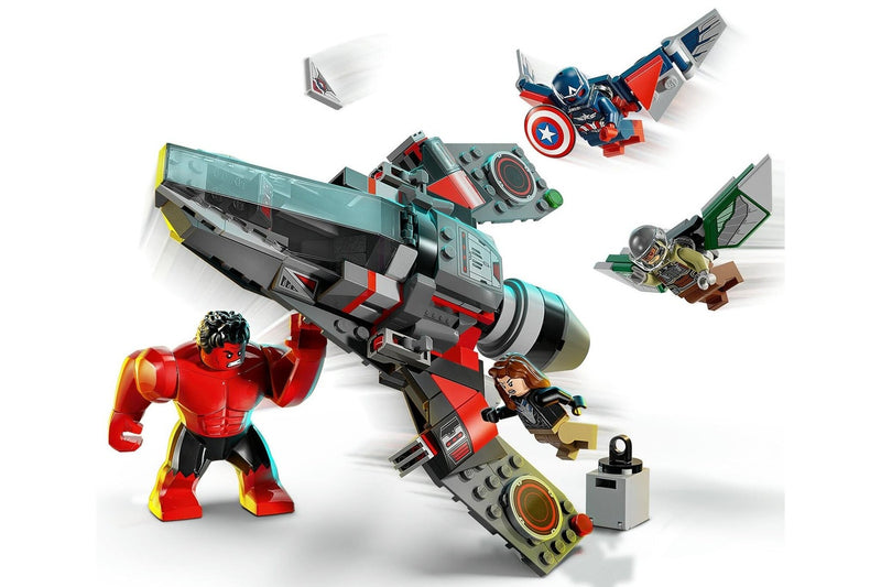 LEGO Marvel: Captain America vs. Red Hulk Battle - (76292)