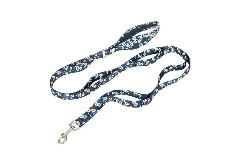 Floral Design Padded Handle Pet Leash