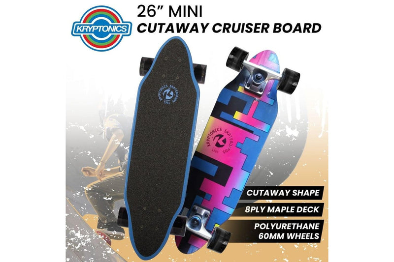 26-inch Mini Cutaway Cruiser Board - 89 Is Fine