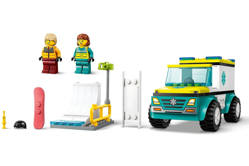 LEGO City: Emergency Ambulance & Snowboarder - (60403)