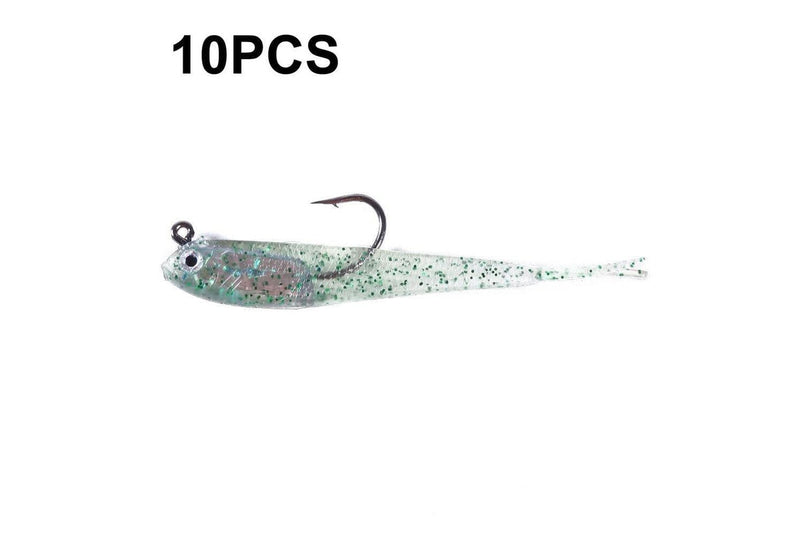10 Piece 7cm 5g Fork Tail Luya Bait For Sea Fishing