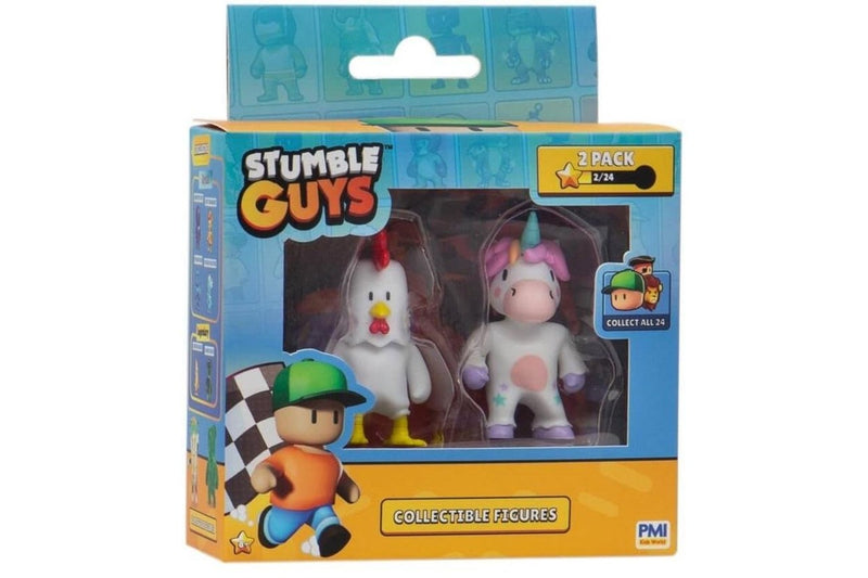 Stumble Guys: Action Figure 2-Pack - (Assorted Designs)