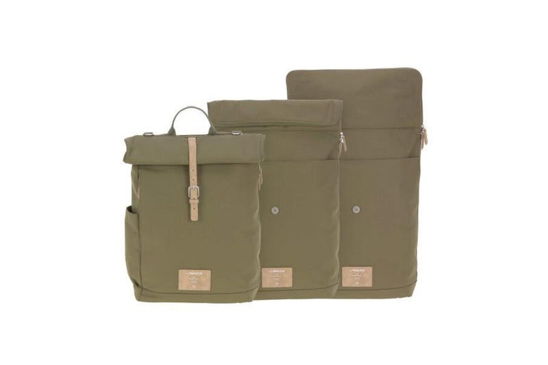 Lassig: Rolltop Backpack - Olive