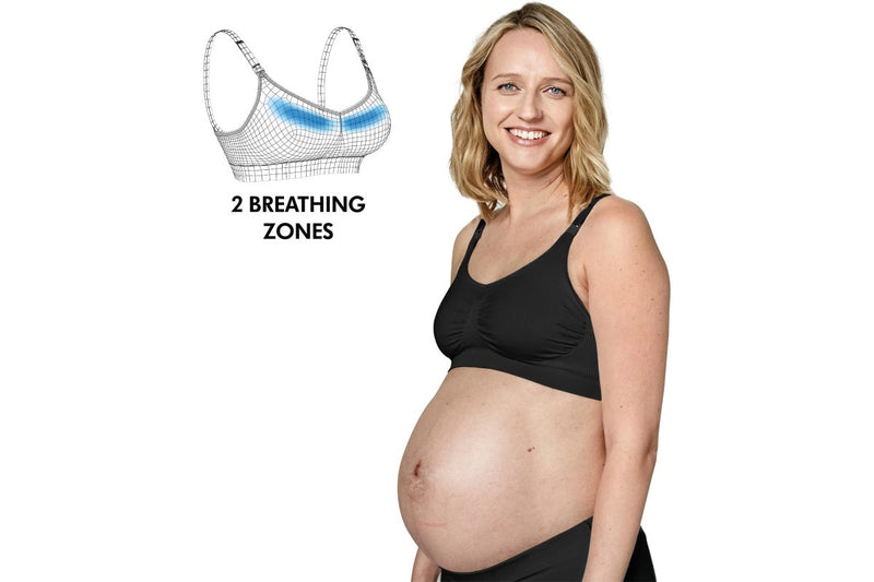 Medela: Keep Cool Maternity/Nursing Bra - Black (Large)