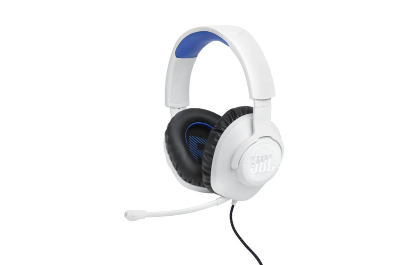 JBL Quantum 100P Wired Gaming Headset (White)