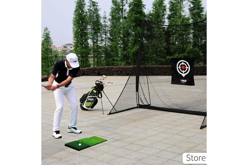 3 In 1 Golf Striking Hitting Resistant Practice Pad Indoor Mini Swing Chipping Hitting Mat