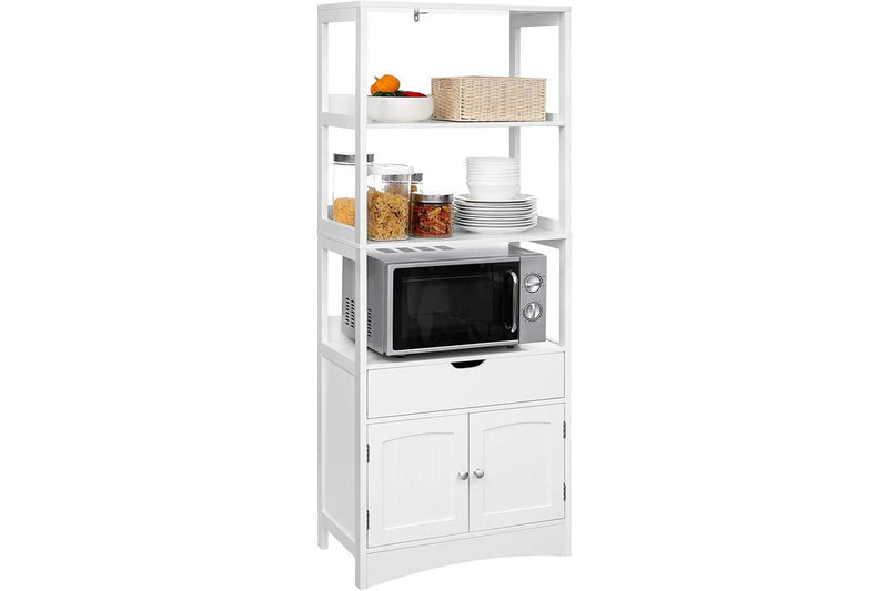 Vasagle Soglio Free Standing Storage Cabinet With 3 Open Shelves