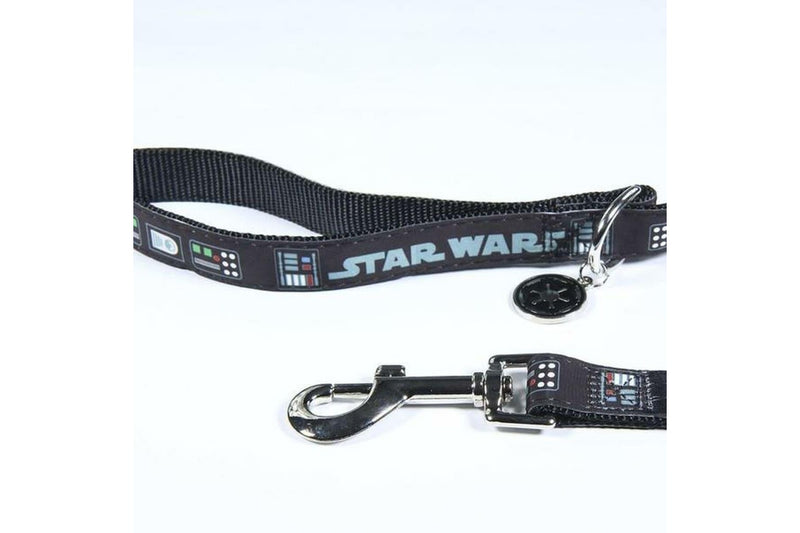 Dog Lead Star Wars Black