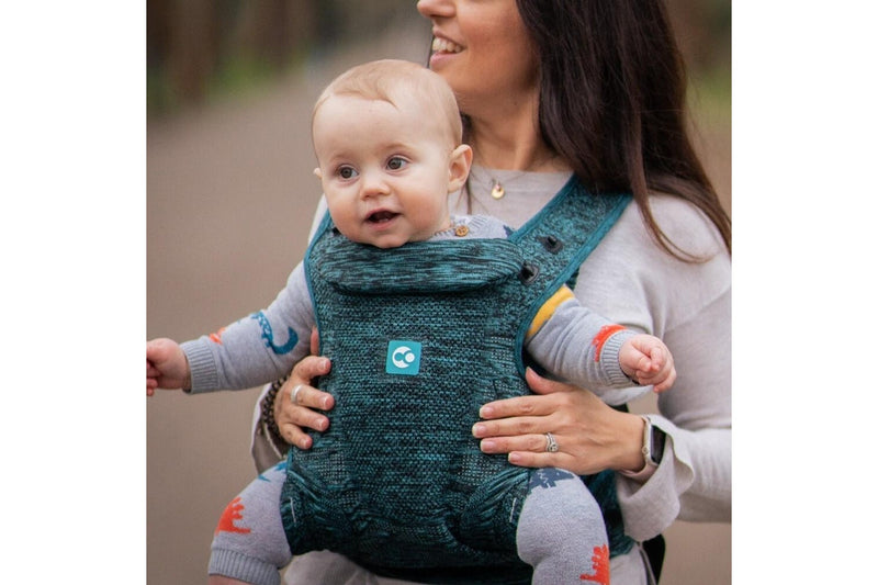 Carifit: Carifit+ Multi-Position Baby Carrier - Cool Green