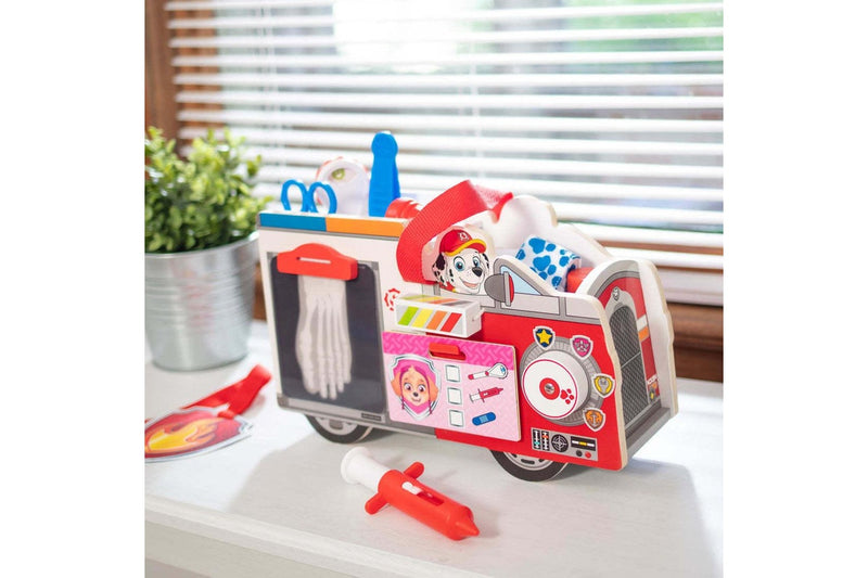 Melissa & Doug: Paw Patrol - Marshall's Wooden Rescue Caddy