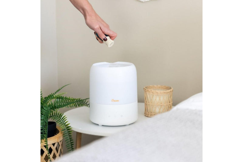 Crane: 3-in-1 Cool Mist Humidifier with Aroma Diffuser & Sleep Support Light