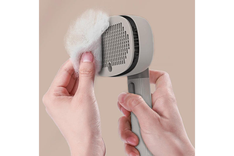 PETSWOL Electric Cat Hair Brush - Grey