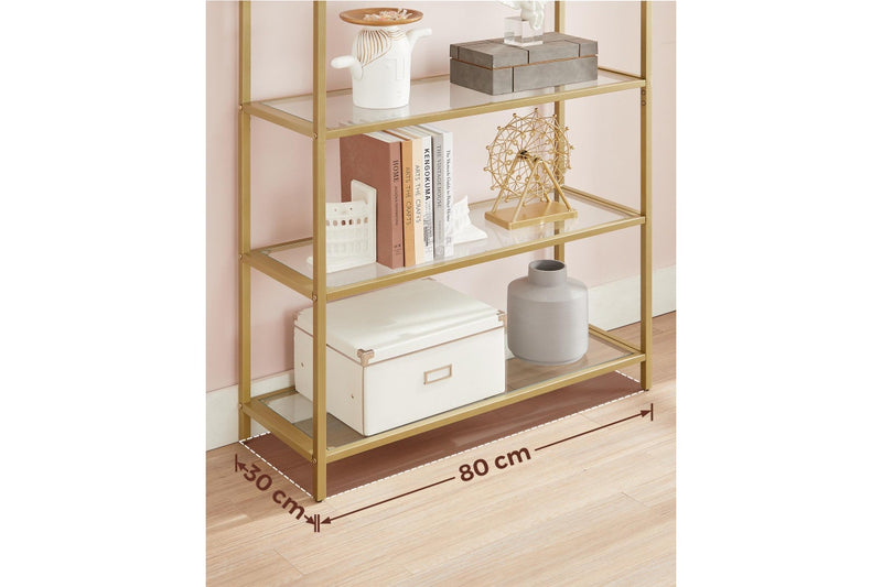 Vasagle 5-Tier Arch Glass Storage Shelf