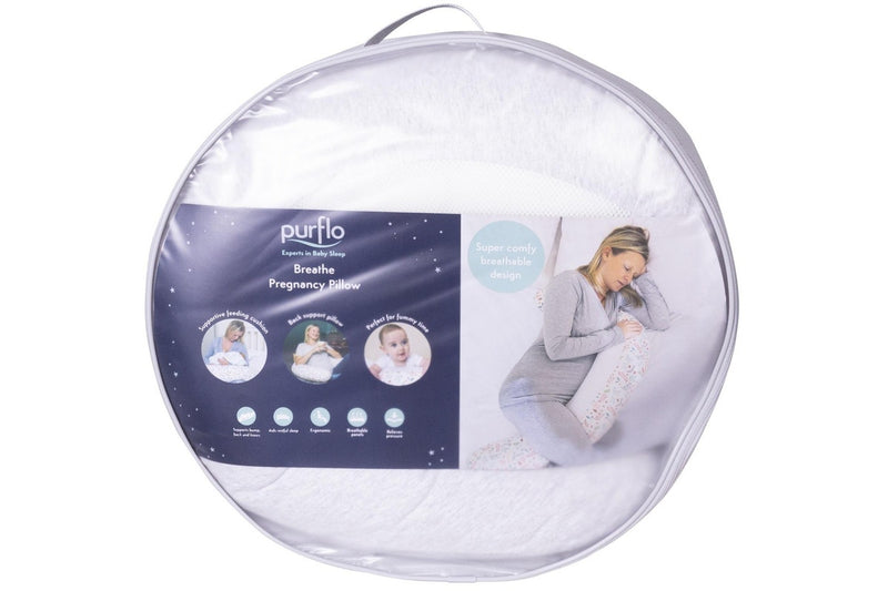 Purflo: Breathe Pregnancy Pillow - Hazel