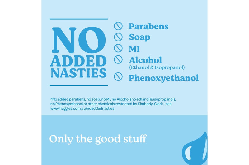 Huggies Baby Wipes - 99% Purified Water (72 Wipes)