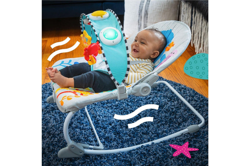 Baby Einstein: Ocean Explorers Kick it to Opus Musical Infant to Toddler Rocker