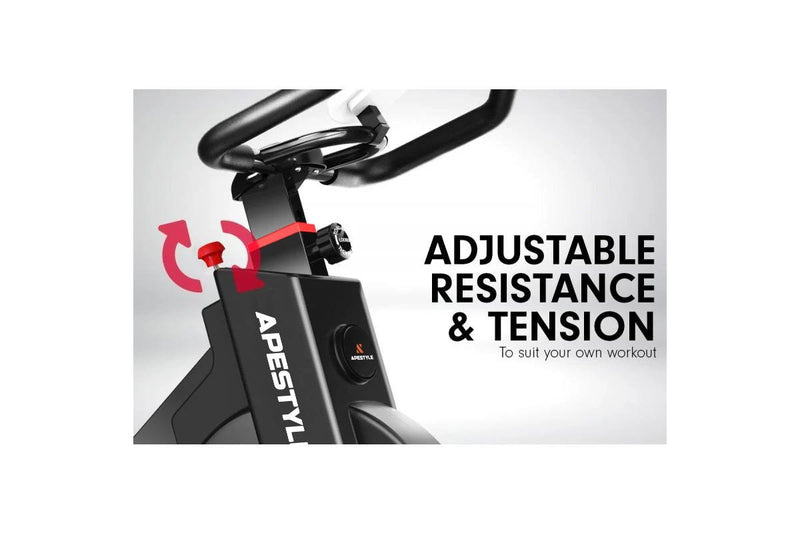 Ape Style BX-1000 Heavy Duty Spin Bike - Black