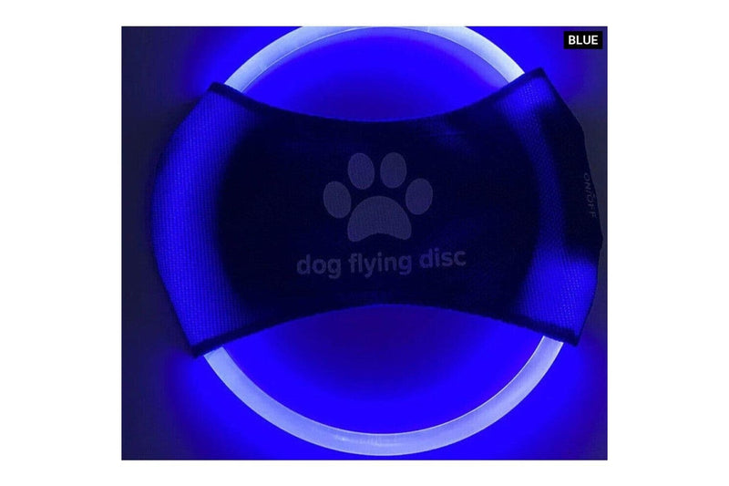 Glow In The Dark Dog Flying Disc Durable Rechargeable And Safe