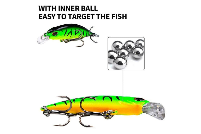 5.3cm Sinking Minnow Lure 4.6g Bionic Hard Bait