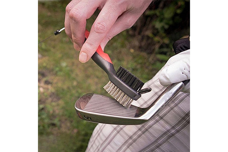 Golf Club Brush Ball Slot Cleaning Brush Set