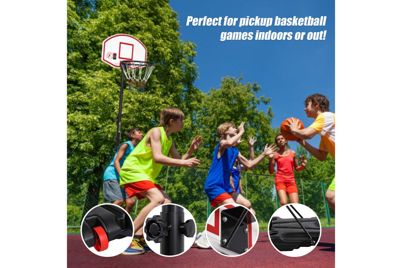 Basketball Ring Hoop Height Adjustable Portable Set