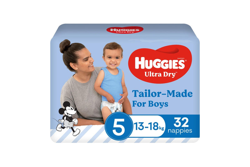 Huggies Ultra Dry Walker Boy Nappies - Size 5