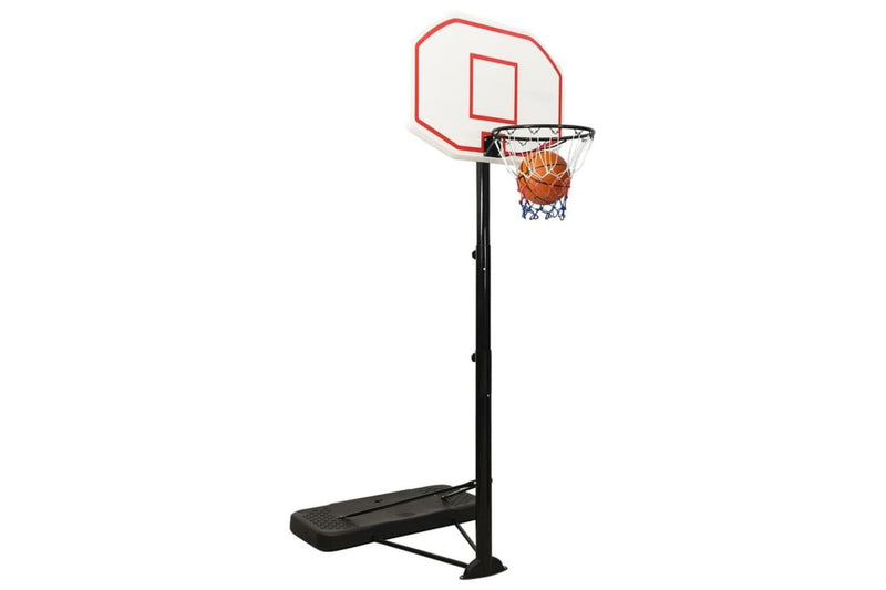 Basketball Stand White 258-363 Cm Polyethene Ktlan