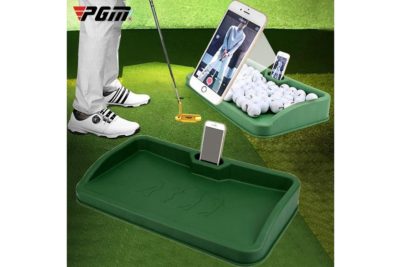 100 Balls Golf Service Box With Phone Stand - Black Character Pattern