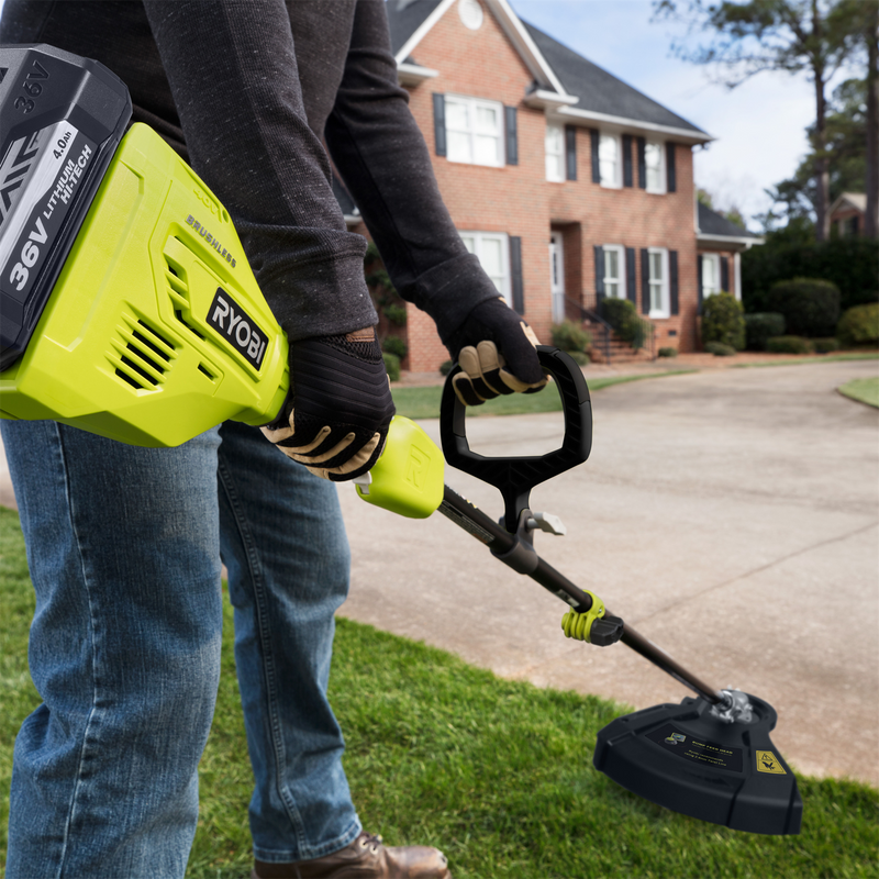Ryobi 36V 4.0Ah 40cm Straight Shaft Brushless Cordless Line Trimmer Kit RLT36X4BL
