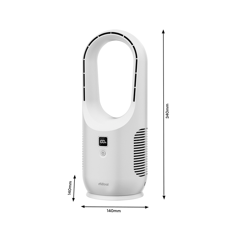 Mistral Rechargeable Bladeless Desk Fan