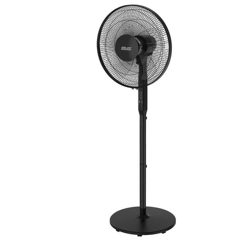 Arlec 40cm Black Pedestal Fan with Remote