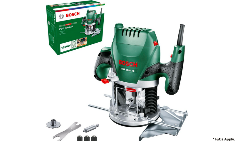 Bosch Home & Garden 1200W Electric Plunge Router with 8mm Bit