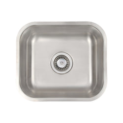 Estilo Single Bowl Sink Rectangular With Overflow Kit