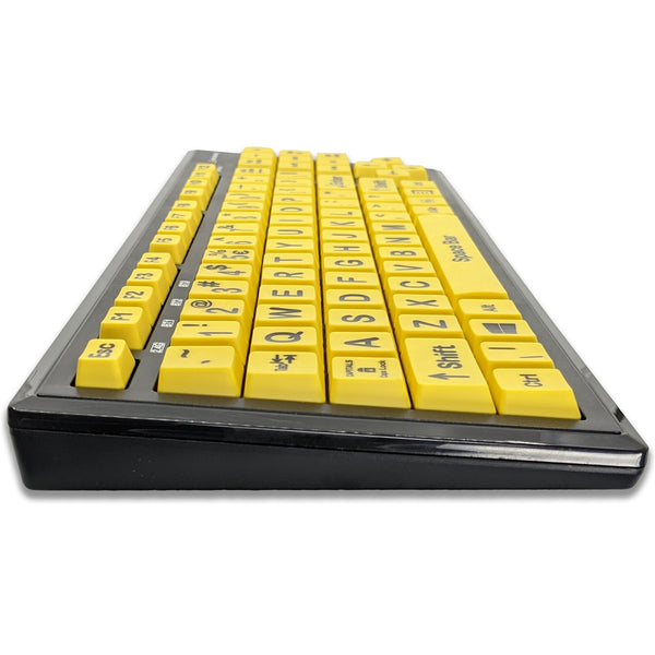 ACC Keyboard Bluetooth Vision Assist Yellow Keys ACC PC