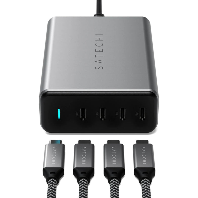 SATECHI 165W PD GaN USB-C Charger - Up to 165W total ( Please Check Tech Spec for details , USB-C Cable not included)