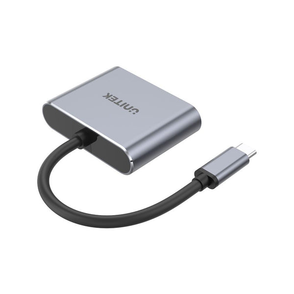 Unitek V1126A USB-C To HDMI 2.0 And VGA Adapter With MST Dual Monitor