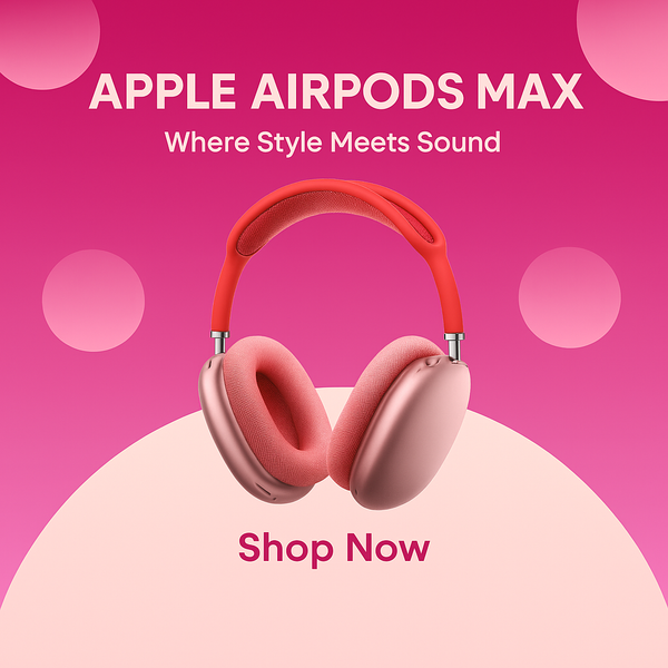 Apple AirPods Max Wireless Noise Cancelling Headphones - Pink