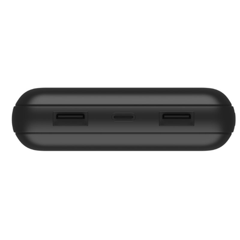 Belkin BoostCharge 20K Power Bank with two 12W USB-A ports and one 15W USB-C port - Black