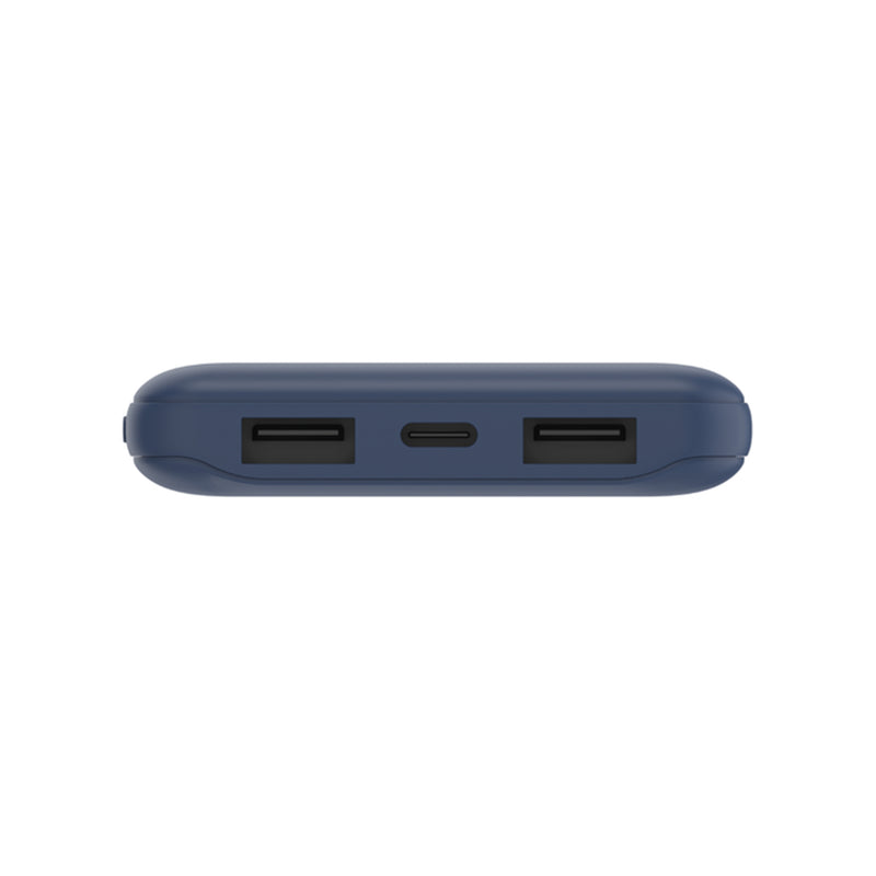 Belkin BoostCharge 10K Power Bank with two 12W USB-A ports and one 15W USB-C port - Blue