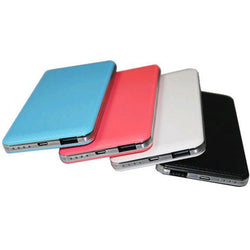 LAPO Ultra Slim Designed Power Bank 7000mAh 2.1A 2xUSB Ports 11.5mm Pink Janpan Cell Inside