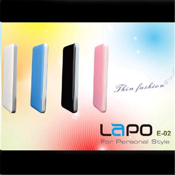 LAPO Ultra Slim Designed Power Bank 7000mAh 2.1A 2xUSB Ports 11.5mm Pink Janpan Cell Inside