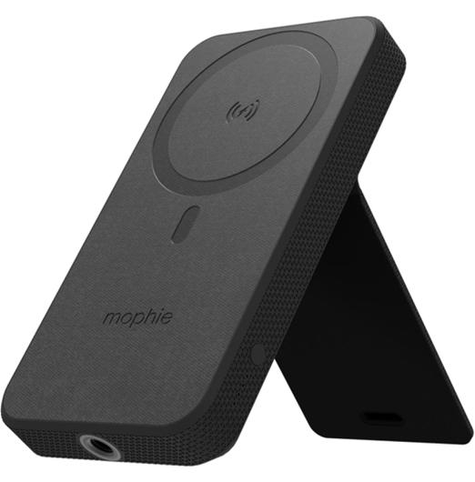 Mophie 10000 mAh Magnetic Wireless Charging Power Bank Built-in Adjustable Stand, USB-C Charging, Up to 7.5W Wireless Charging, Compatible with Apple MagSafe Charging, Built in Mounting Solution