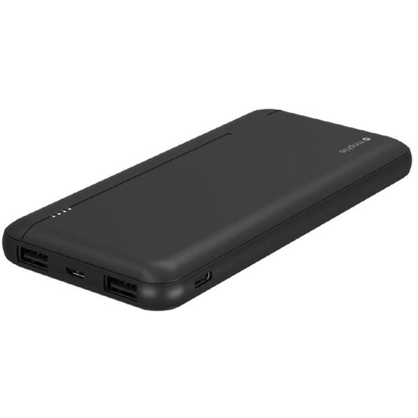 Mophie Powerstation Essential 10000mAH PD Powerbank - Black, 2 USB-A, 1 USB-C 20W PD Output