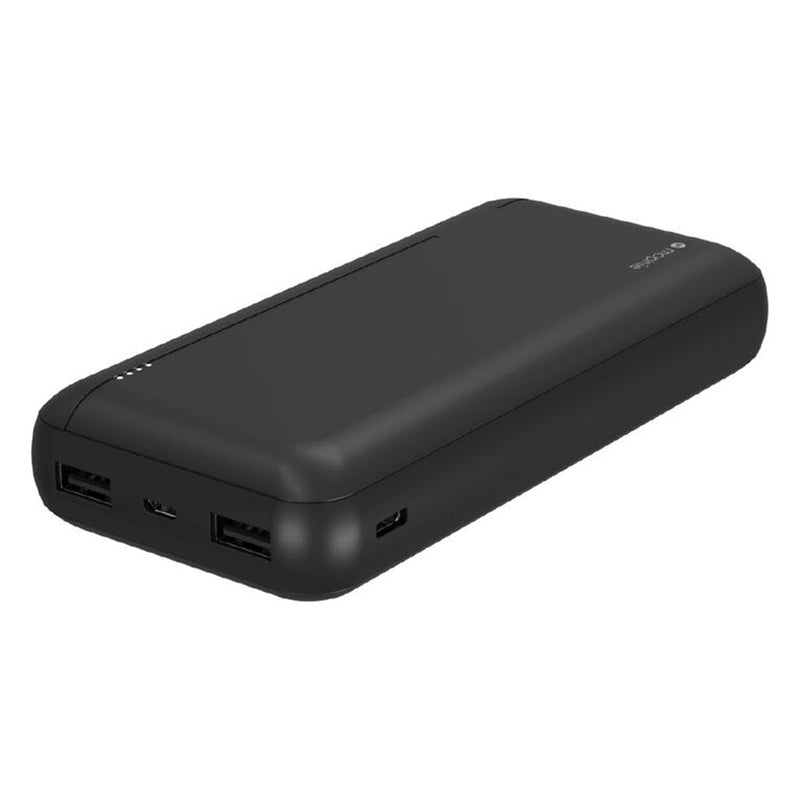 Mophie Powerstation Essential 20000mAH PD Powerbank - Black, 2 USB-A, 1 USB-C 20W PD Output