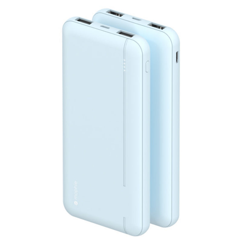 Mophie Powerstation Essential 10000mAH PD Powerbank - Blue, 2 USB-A, 1 USB-C 20W PD Output